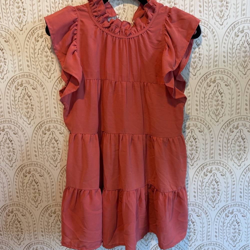 Entro NWT Southern Bow Tie Back Top in Mauve size Small $40 MSRP